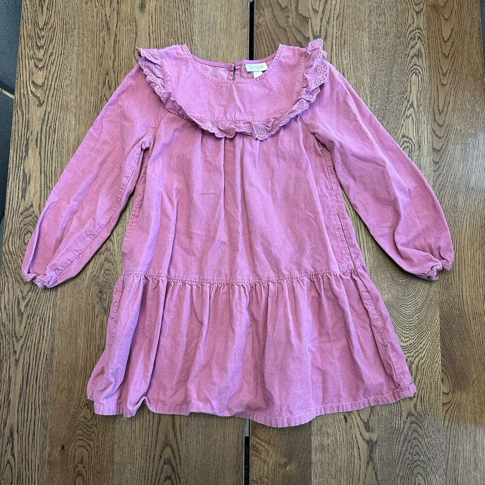 Pink Corduroy Dress